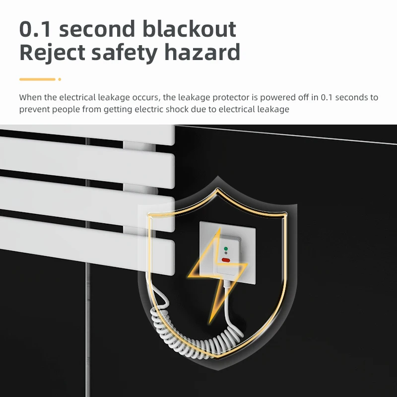 Smart Electric Towel Bathroom Radiator Warmer Bath Dryer Heated Towel Rail