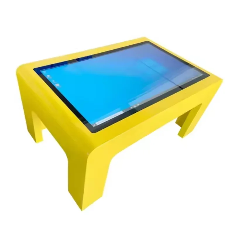 iBoard 32 43 55 inch 4k wifi smart waterproof game table android kids touch table support Detachable Leg Interactive Touch Table