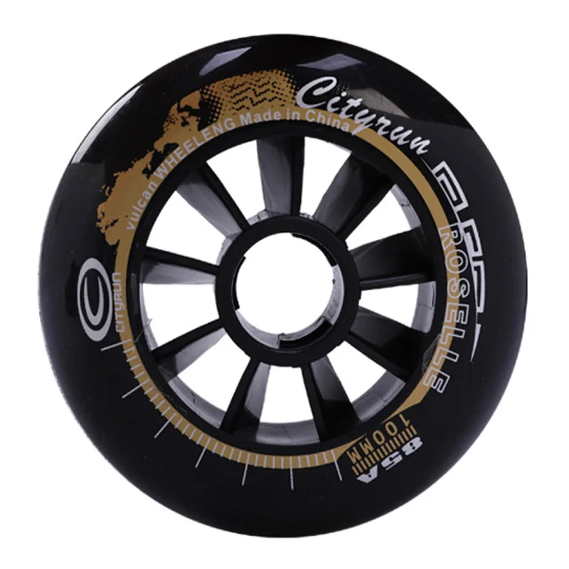 Skating speed skating wheel adult single row pu wheel red roller skating accessories competition racing wheel