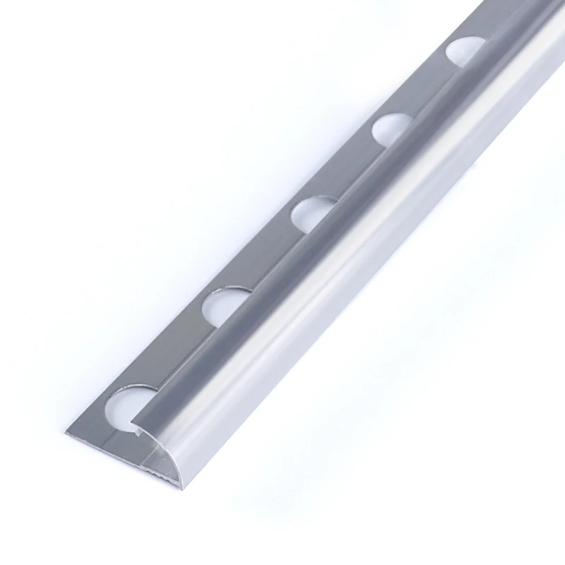 FSF Factory Tiles Outside Arc Corner Angle Profile External Wall Decoration Tile Corner Protector Aluminum Edge Finishing Trim