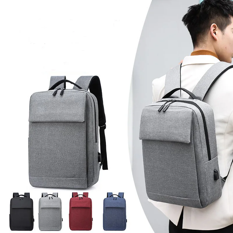 2024 New New Arrival Oem Custom Design Slim Waterproof Men Women Travel School Business Laptop Backpack With Usb Charging Port