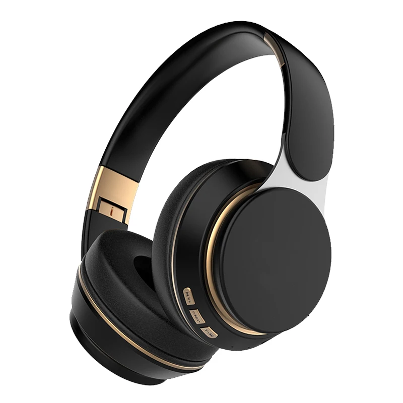 Беспроводные наушники с шумоподавлением audifonos BT складные Hifi глубокий бас HI-RES аудио микрофоном головная