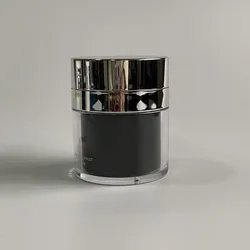 15ml 30ml 50ml 100ml round shape empty acrylic lotion bottle airless eye cream pump jar for cosmetic packaging