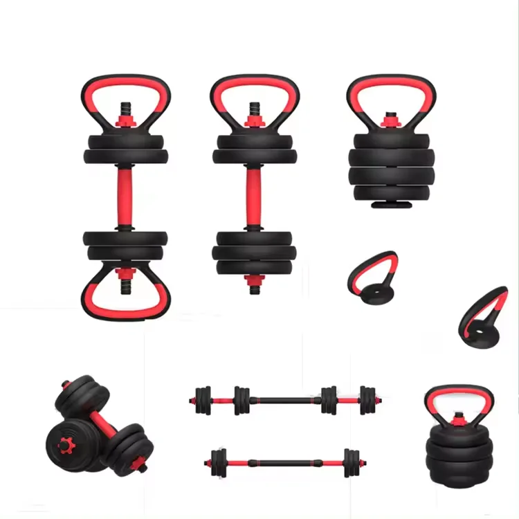 SP Hot sale Adjustable Dumbbell Set with Connector Plastic Cement Indoor Fitness Weight Lifting Adjustable Dumbbell