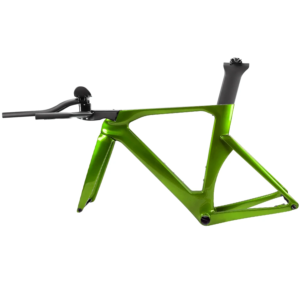 Hot Selling Light Weight Aero Max Tires 700*28c Disc Brake Thru Axle Triathlon Bike Carbon Frame Time Trial Bicycle