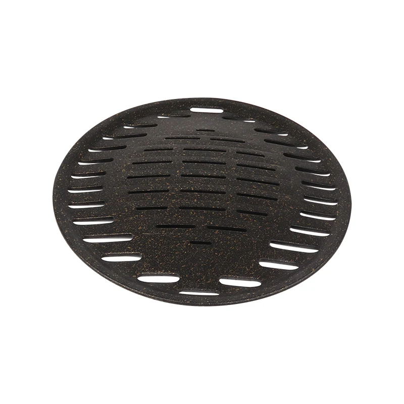 Pinniu Korean barbeque non stick roasting pans non-stick bbq grill plates round pan for restaurant charcoal gas electric grill