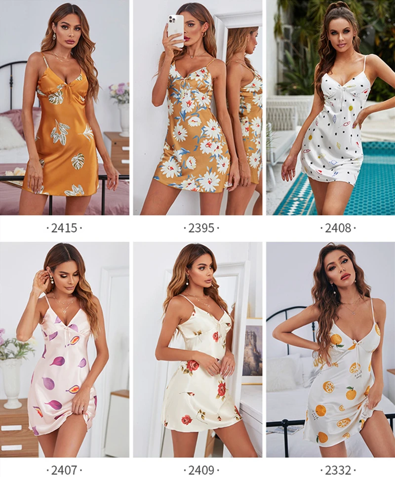 Apparel Stock wholesale branded clothes satin cheap casual women dress summer