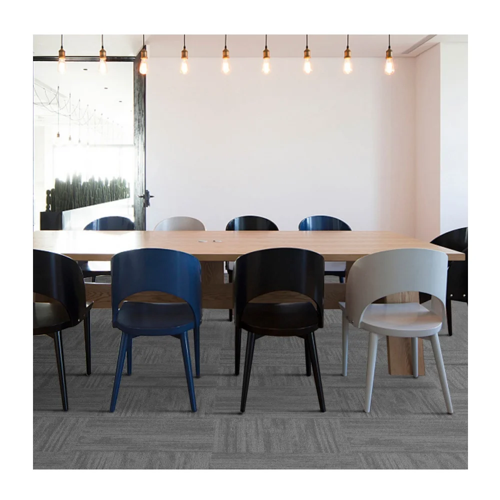 Kaili Commercial Square Carpet Tiles 50x50cm Machine-Made Block Flooring with Nylon Plain 50x50cm Tile Carpet