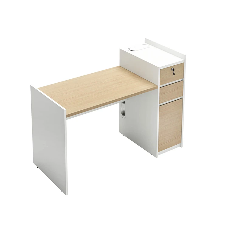 
Economic New Design Workstation Office Desks Staff Table with Cabinet 