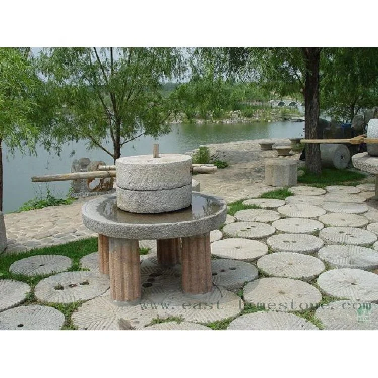 Old Antique Stone Millstone