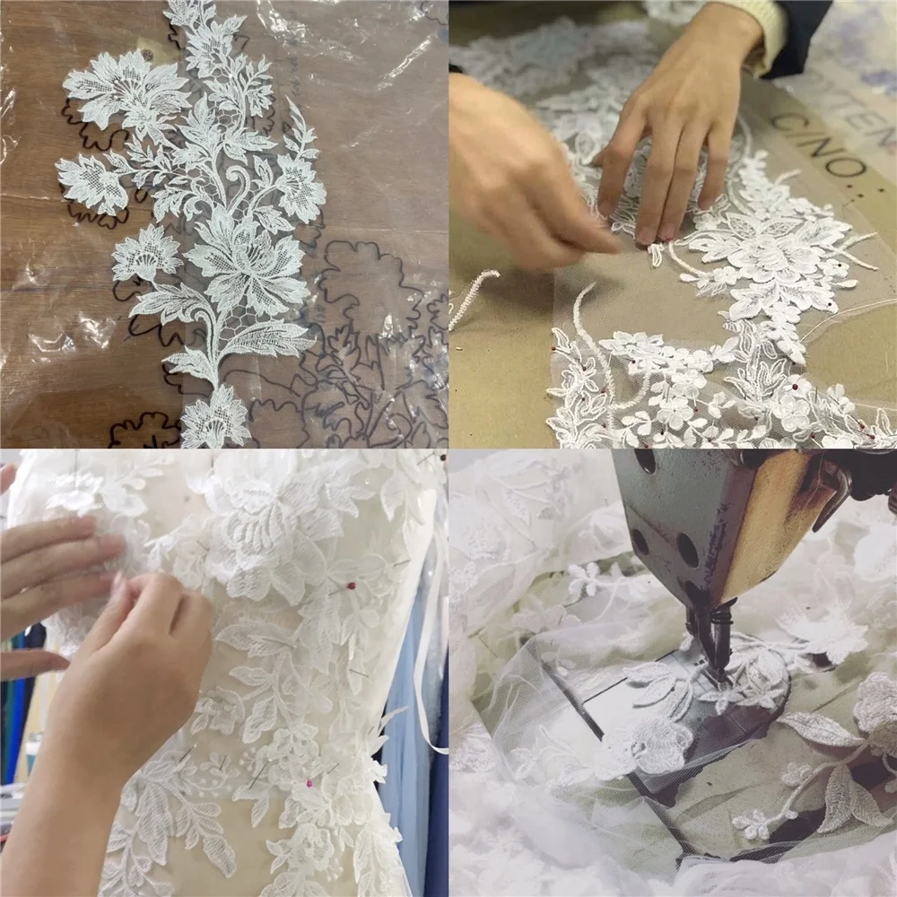 Luxury Long Sleeve Ball V Neck Heavy Applique Crystal Beading Dress Cathedral Train Gown 2020 Wedding Dresses Turkey