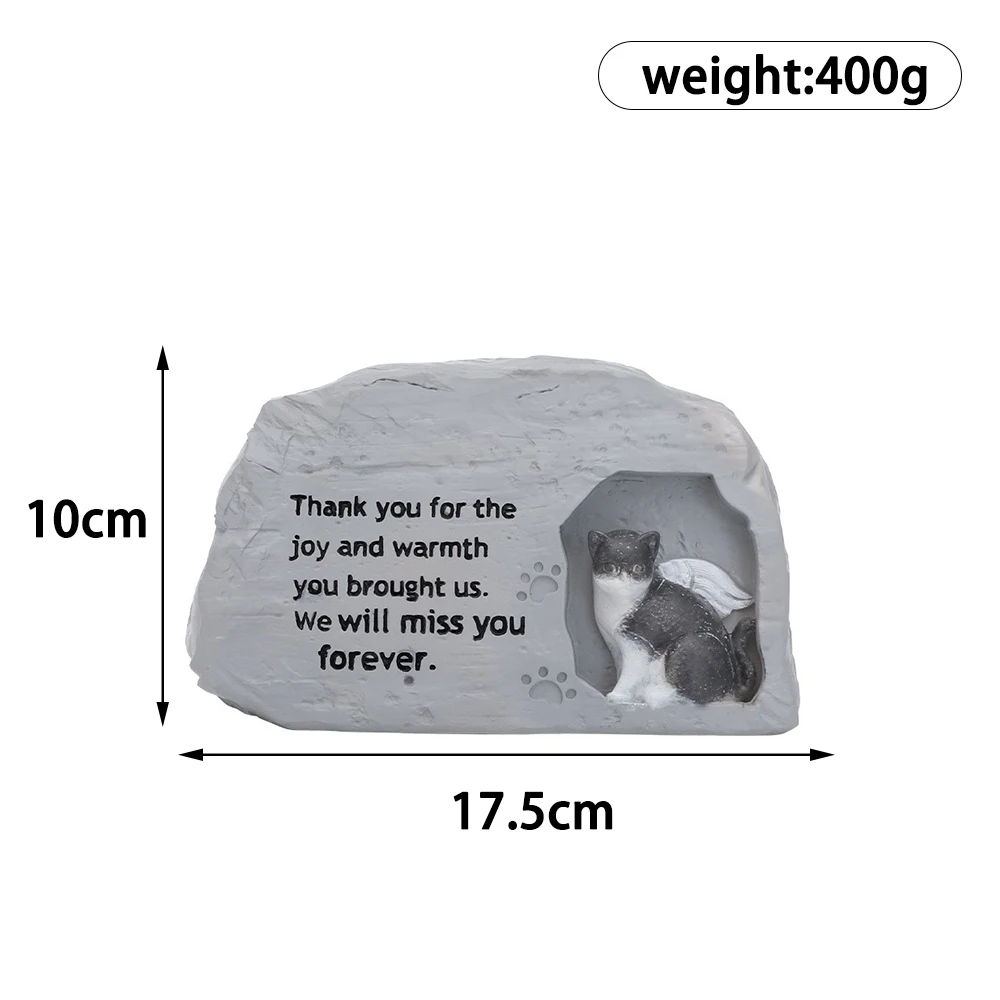 High quality pet urn Funerary memorial Products Resin crafts Memorial gravestone