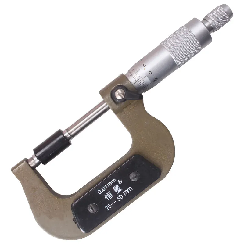 25-50mm Tool outer diameter micrometer, high precision digital display micrometer thickness gauge, spiral micrometer