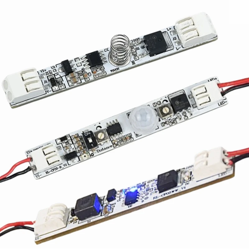 Factory Solder Free LED Light DC12V 24V Touch Dimming Sensor Dimmer PIR Motion IR Hand Wave Dimming Switch Circuit Board PCB