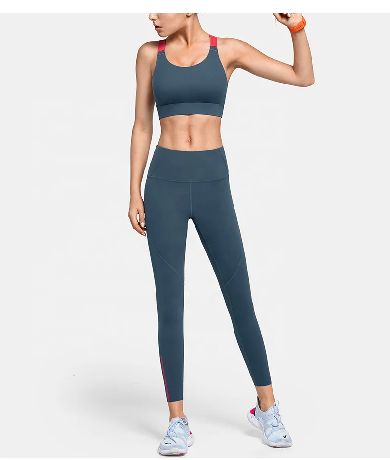 Custom Logo Women Gym Sport Wear Fitness Bra Breathable Adjustable High Impact Sports Bra Tops Women Crop Top Bra