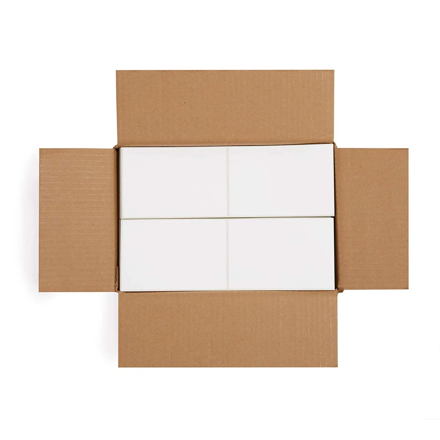 4x6 inch Fanfold Direct Thermal Address & Shipping Labels UPS, USPS, FedEx,DHL Compatible for Zebra, Eltron, Neatoscan,Rollo