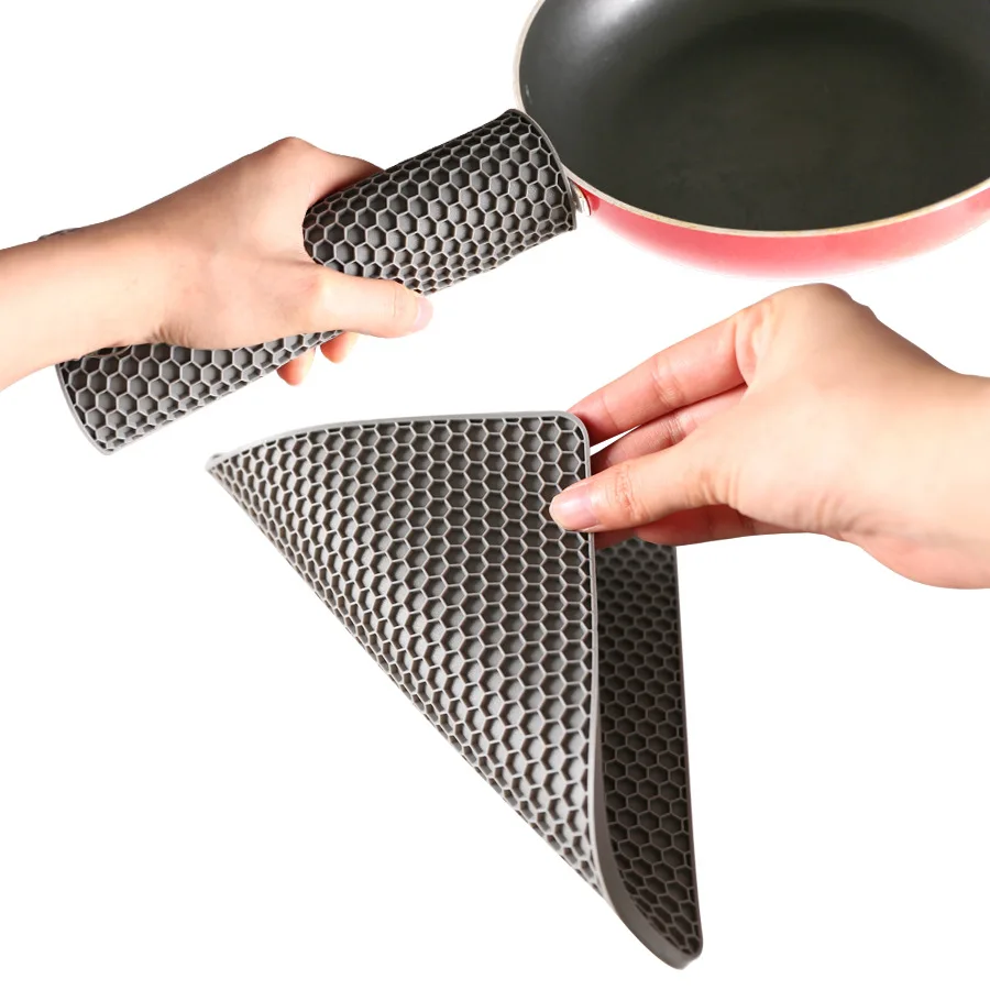 Hot Selling Top Seller 2020 China Factory Wholesale Heat Resistant Silicone square Trivets Pot