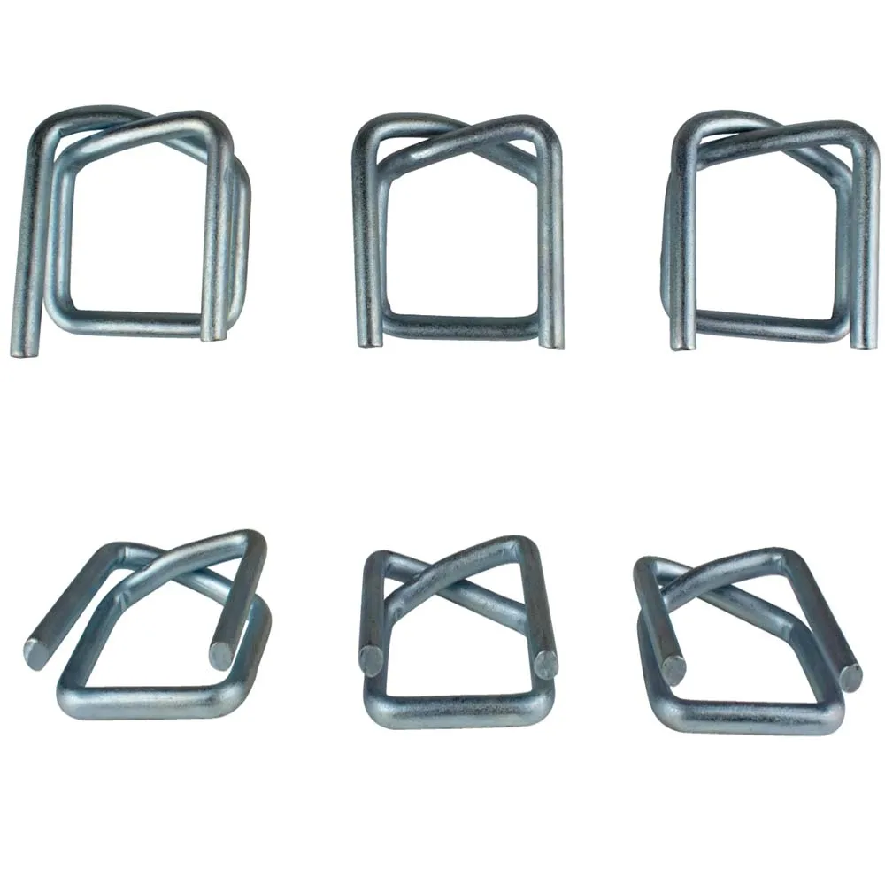 Composite Cord Woven Straps Metal Steel Galvanized Strapping Wire Buckles For Cord Polyester Fiber Strap
