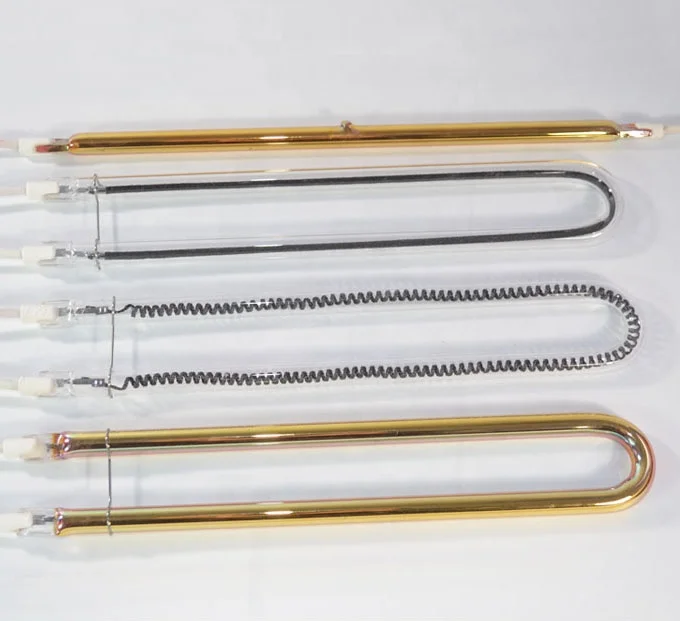 110V 120V 220V 230V 380V 1KW 2KW 3KW Electric Halogen  Carbon Fiber Hot Rod Infrared Quartz Heater