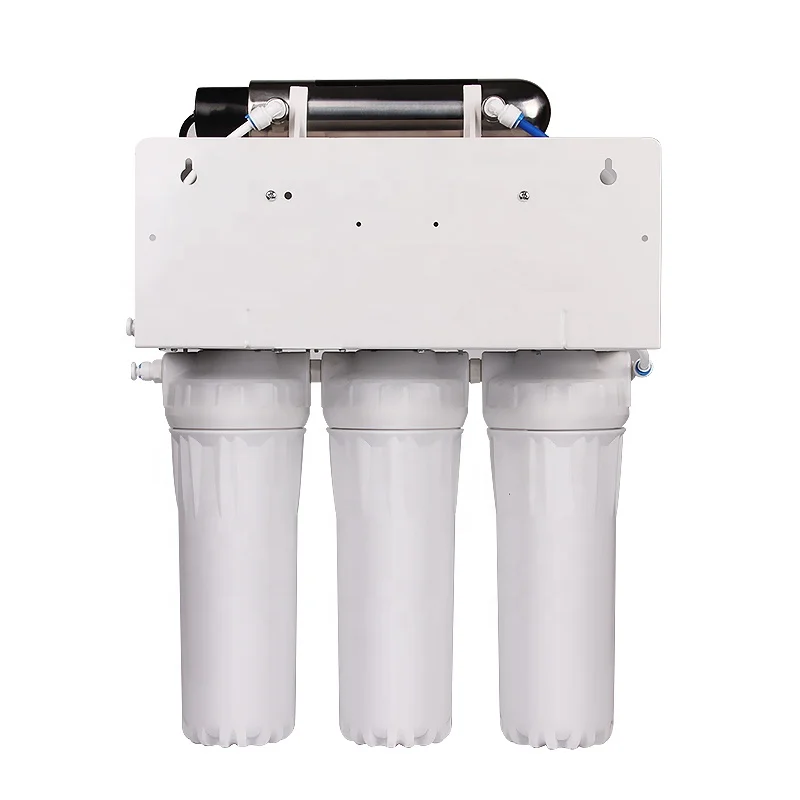 75 Gpd Salt Water Treatment Machine Household Reverse Osmosis Water Purfiler Filters With 7 Stages For Home Drinking Customized