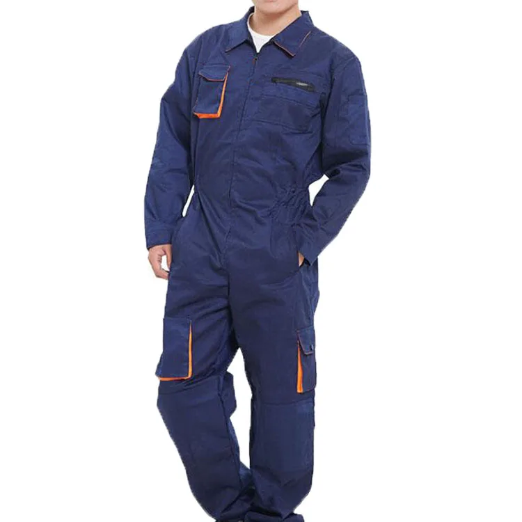 Navy Blue Industrial Working Clothes Coverall Construction Mining Car Wash Workwear Coverall