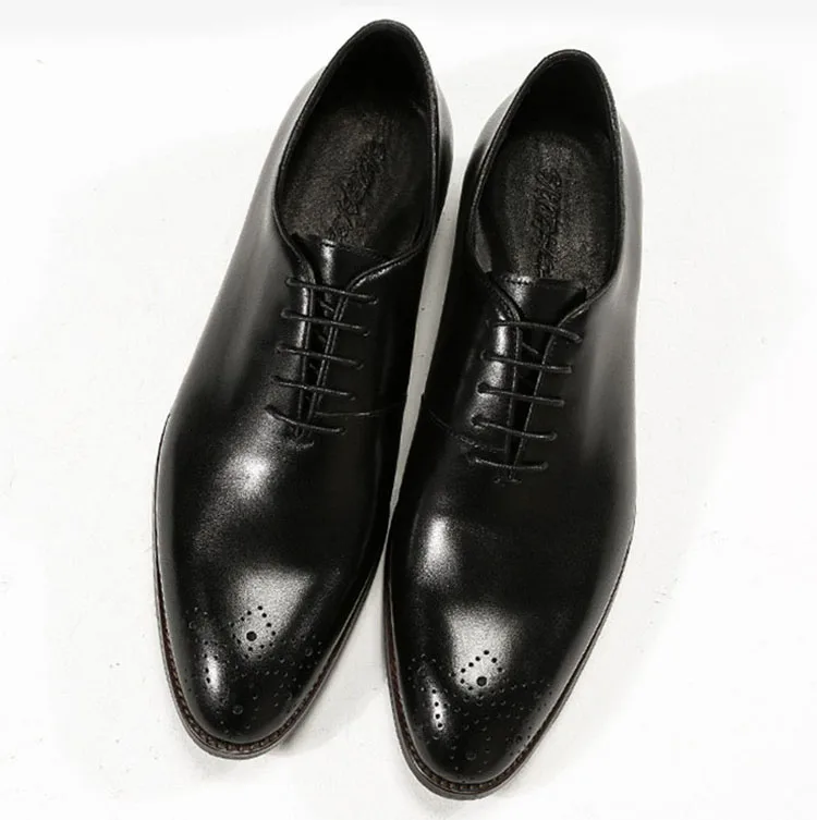 Wholesale Large Size Black High Sole Men Italian Style Shoes Casual Leather Sole Shoes Zapatos Para Hombre