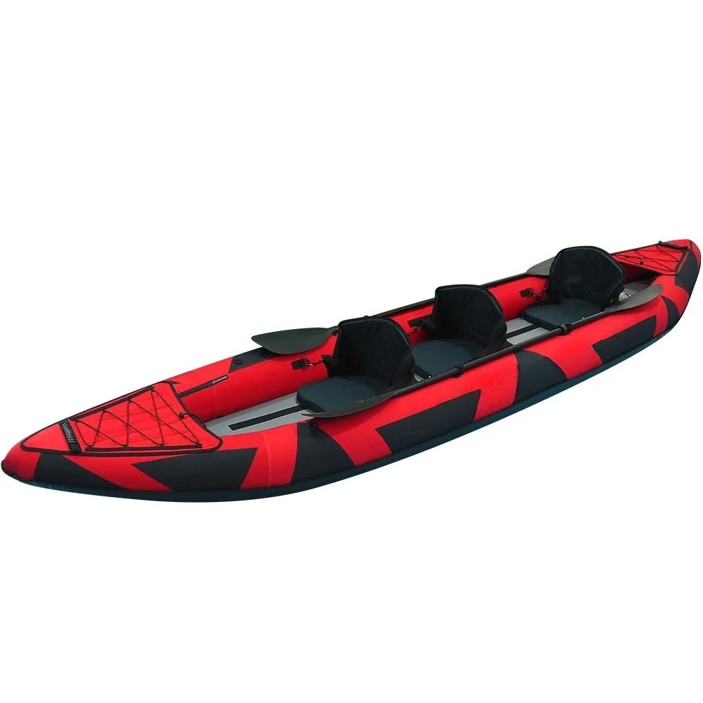 Customized High Quality Inflatable Paddle Foot Fishing Kayak Canoe Inflatable Kayaks Drop Stitch Boat