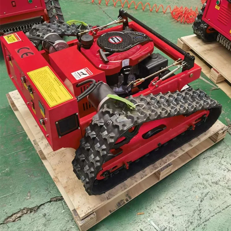 Available in Stock Now  Crawler Zero Turn Lawn Mower With Remote Control For Grass Cutting