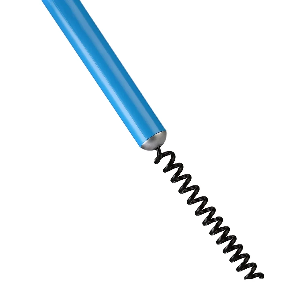 Promotional plastic slogan signing gel desk pen with chain desk stand plastic desk pen table pen with meta