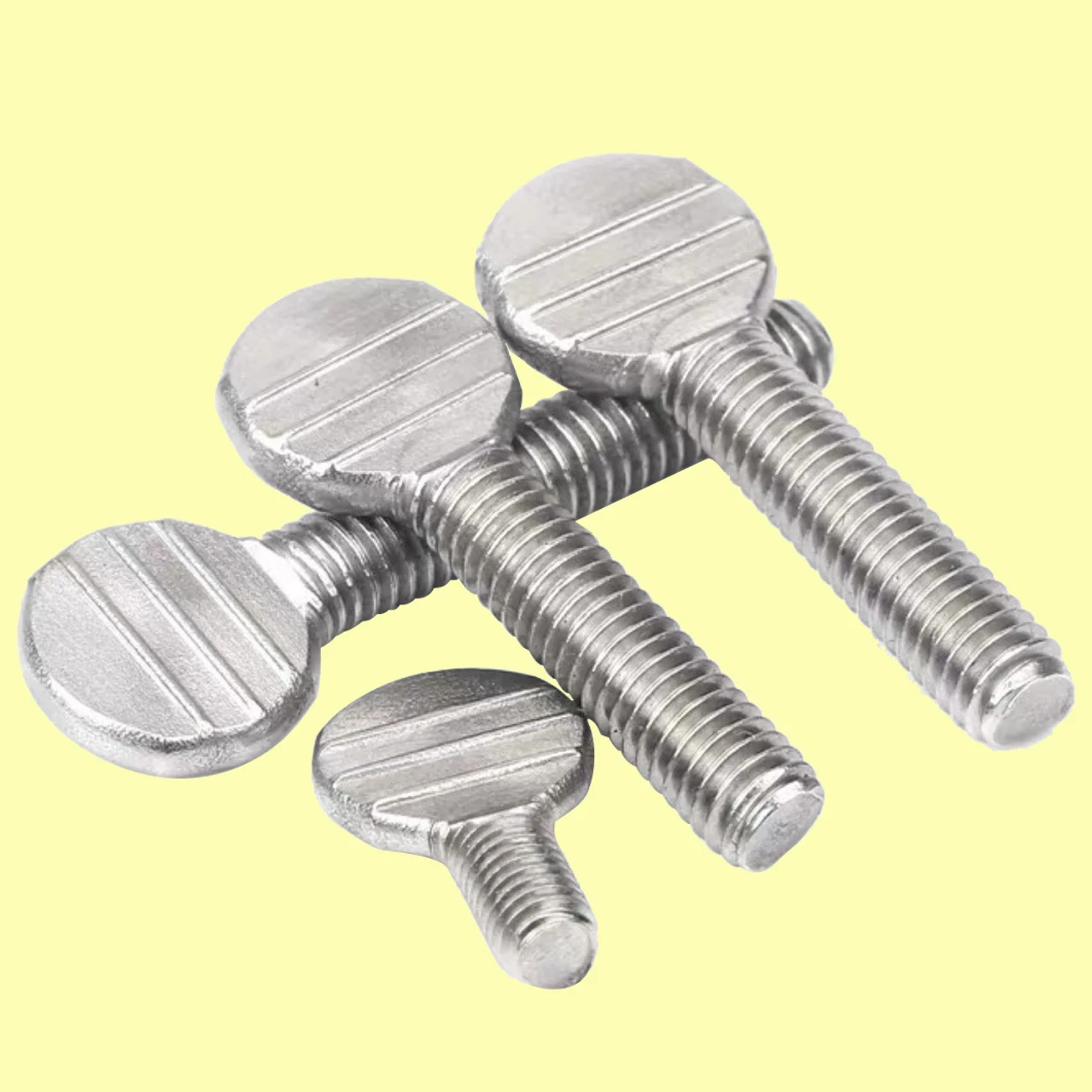 Large stock Stainless Steel  Wave Plate Screw Table tennis racket screws Hand Tighten Screws
