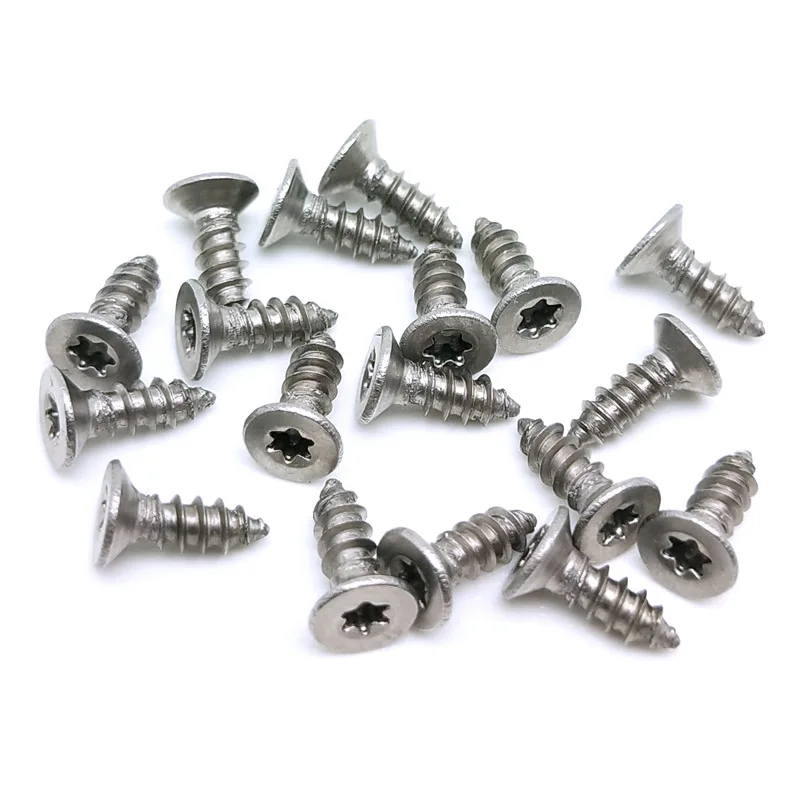 Customized 304 stainless steel M1.6 M2 M2.5 M3 M4  Torx pan head Self tapping screws