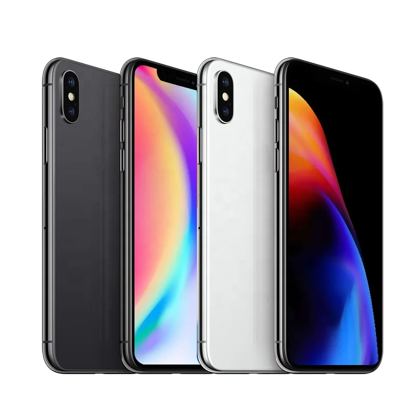 Wholesale Used mobile phones for iPhone X 64gb 256gb top quality Refurbished unlocked phone