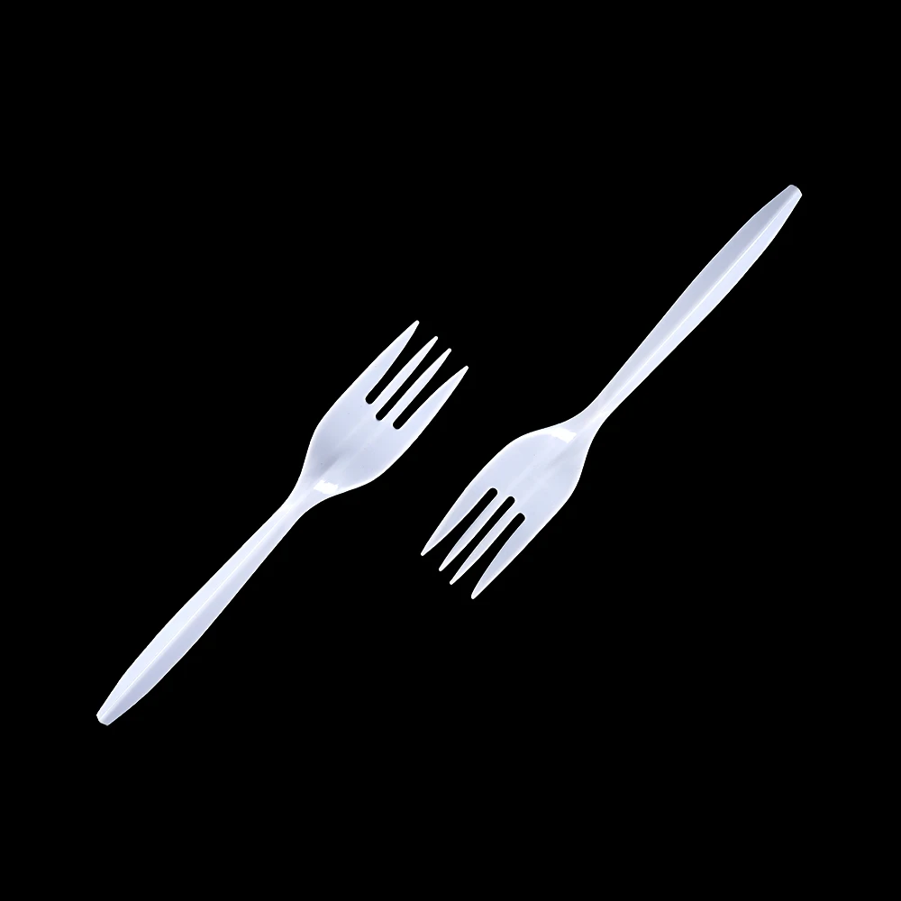 Disposable plastic fruit forks cheap price plastic forks free samples