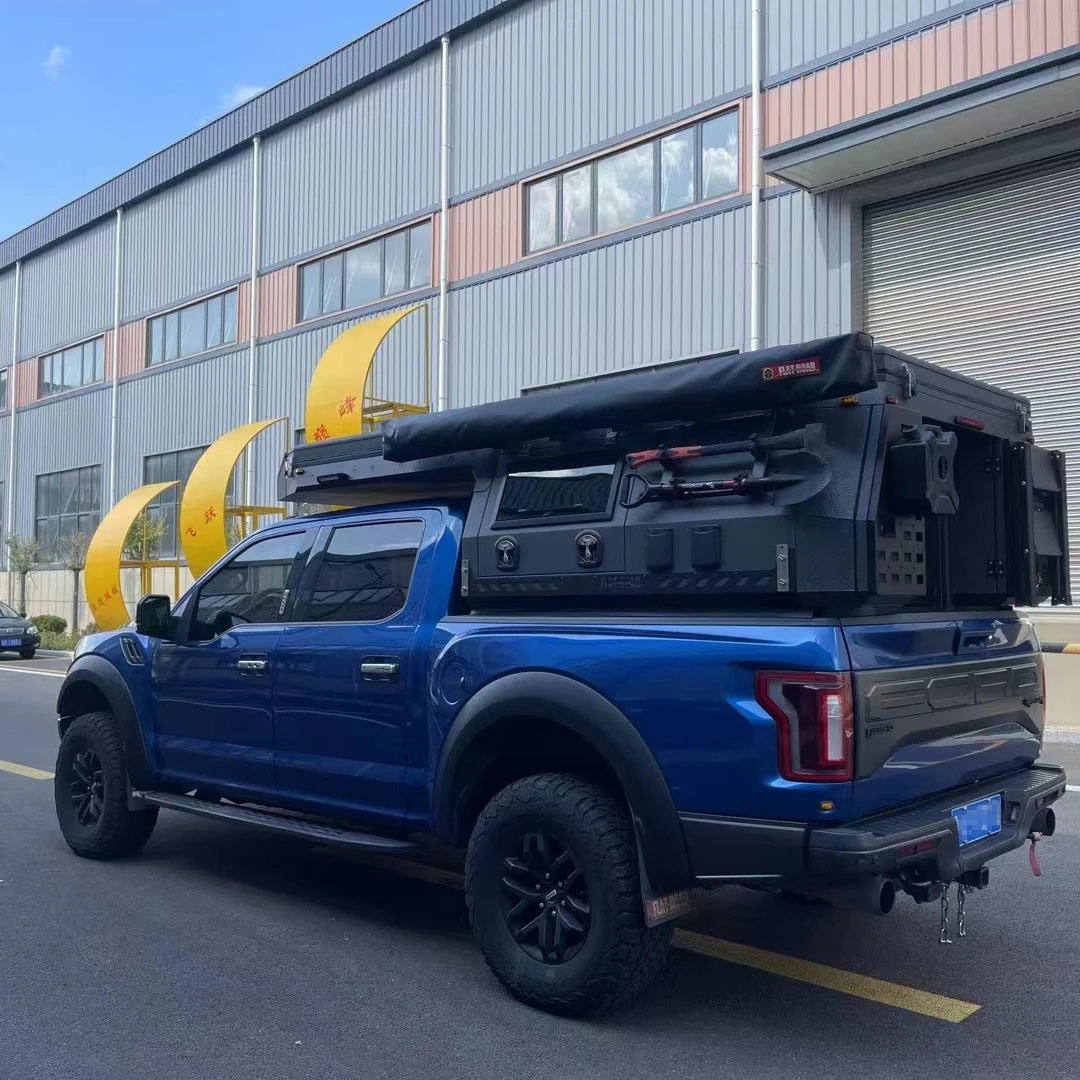 Pickup Exterior Accessories Topper Camper 4x4 Truck Canopy for Ford Raptor Ranger Toyota Hilux Tacoma Tundra Dodge Ram