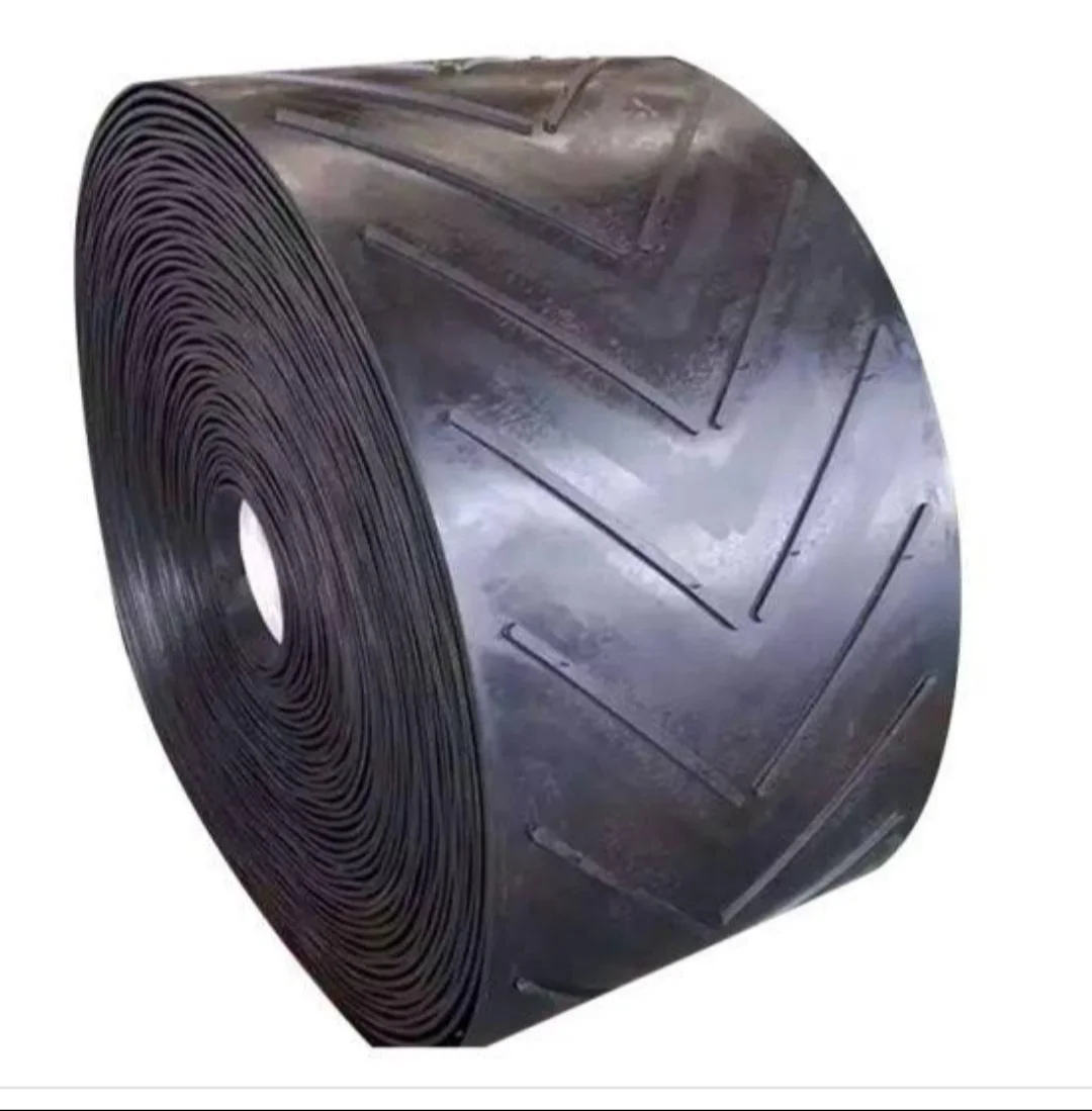 Rubber Ep 100/150/200/300 Flat Conveyor Belt Black Cold Resistant /Acid and Alkali Resistant Rubber Conveyor Belt