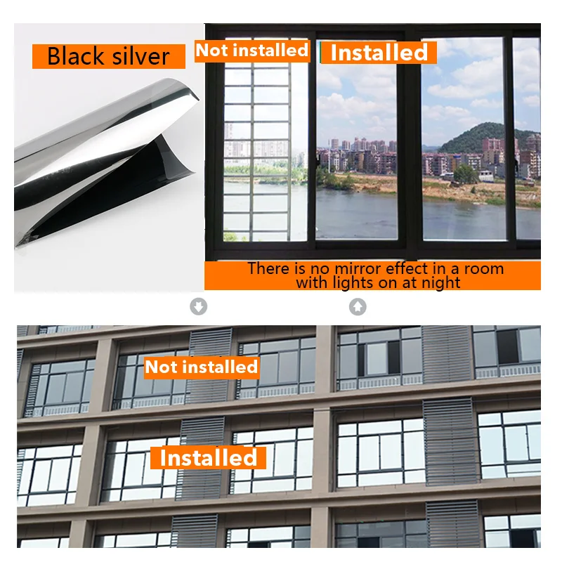 PET architectural film Decorative window film covering with high UV protection and heat resistant