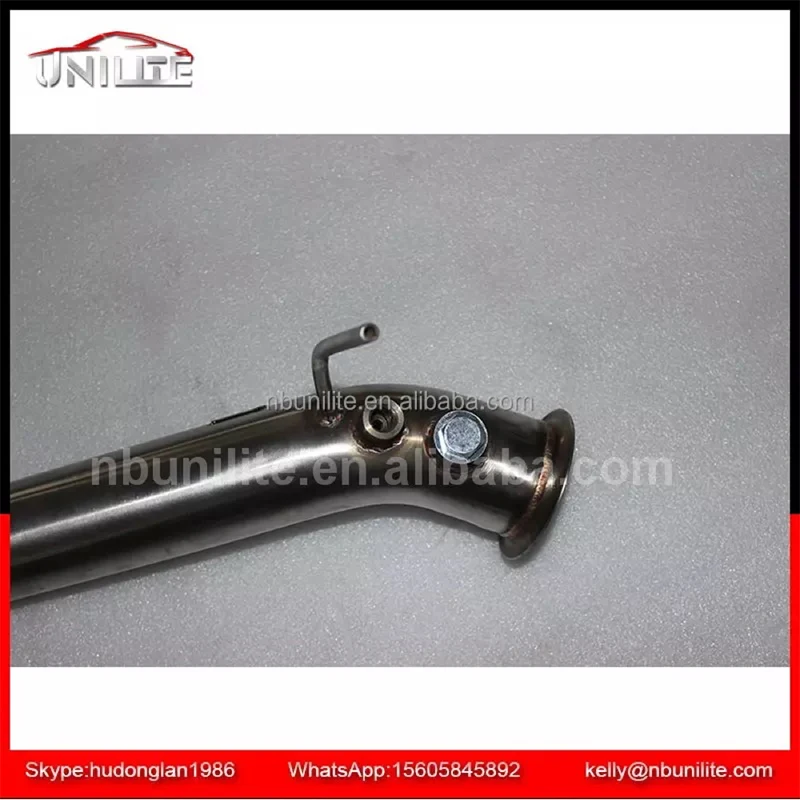 Stainless steel exhaust Down pipe for B MW e60 e61 lci 520d N47 2006-2009 e81 e82 e87 e88 E90 116d 120d