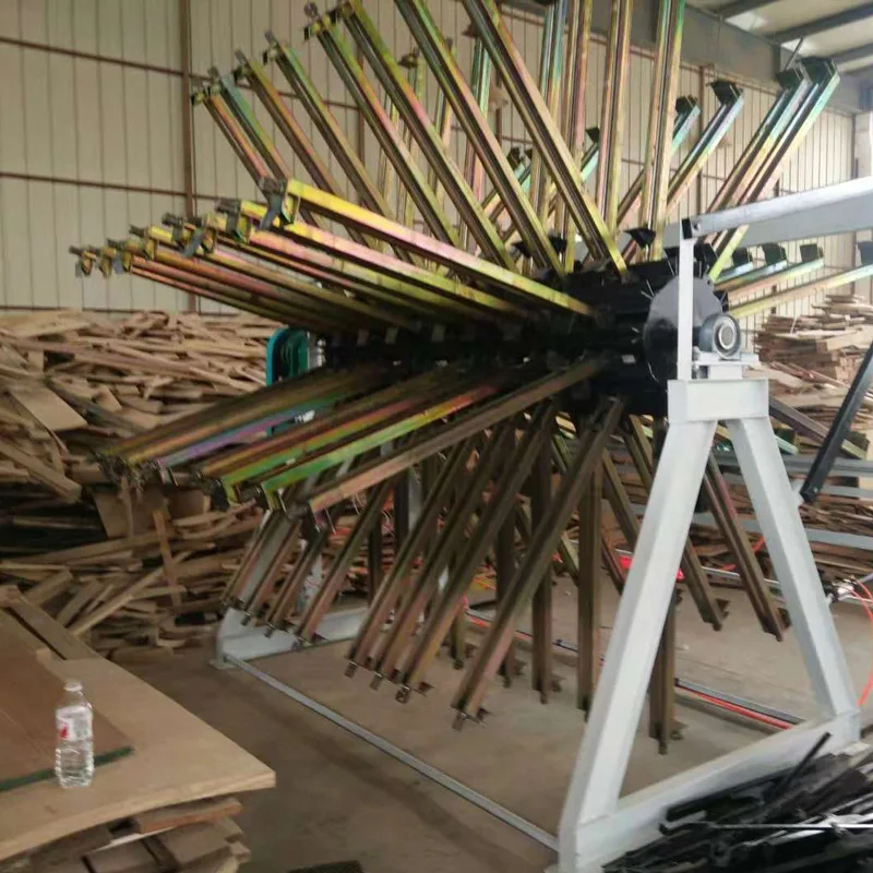 High Production Wood Door High Frequency Pneumatic Clamp Carrier