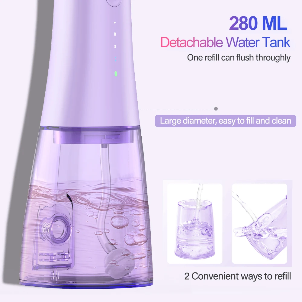 Wholesale Premium Oral Irrigator 280ml 4 Modes Oral Cleaning Machine Dental Water Flosser Professional