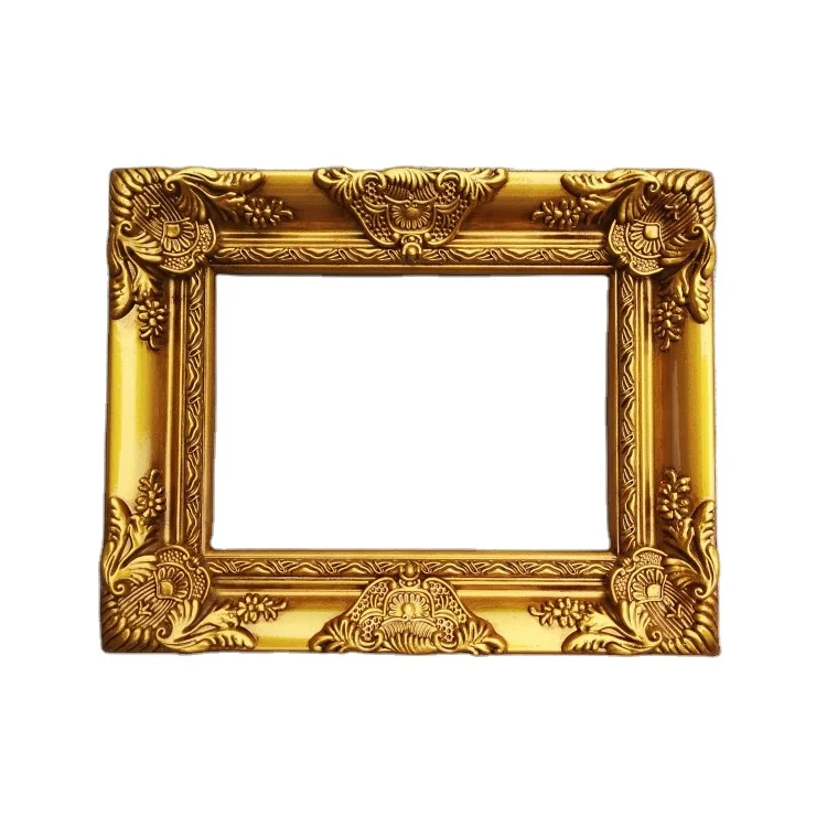 Museum Antique Gold Wood Baroque Style Oil Painting Frames Wholesale Customized Painting Frames for Display