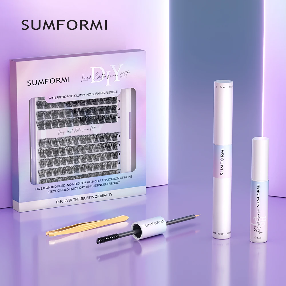 Sumformi Sealant And Bond Matte Diy Glue For Lashes Custom Lash Glue Logo Lash Glue Bond And Seal Eyelashes Kit For Professional