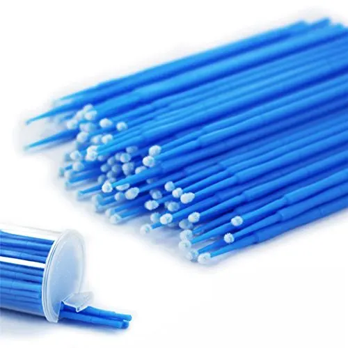 Yimart 100pcs/bottle Disposable Micro Brush Mascara Applicator Individual Eyelash Extension Microbrush