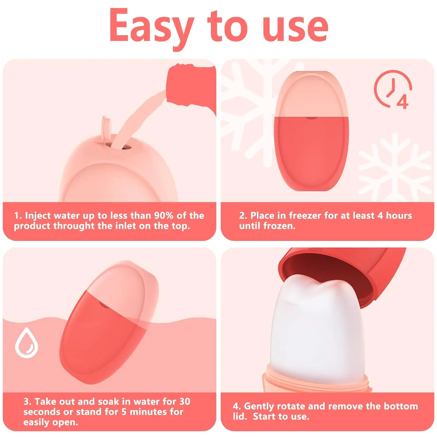 Wholesale Reusable Cat Claw Shape Silicone Cube Kit For Silicon Ice Face Roller