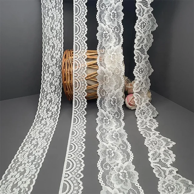 TUTON Custom White Lace 4.0/6.0/7.0/8.0 CM Trim Wholesale For Lingerie