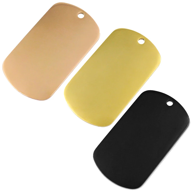 Dog Tag Zink Legierung Embossing Wholesale Double Sided Custom Stainless Steel Printed Metal Personalized Pet Id Dog Tag