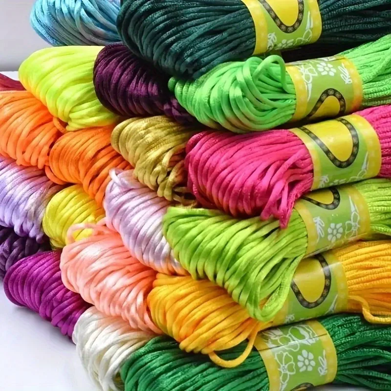 polyester braided rope elastic  printed cord braided stretch strap cord roll