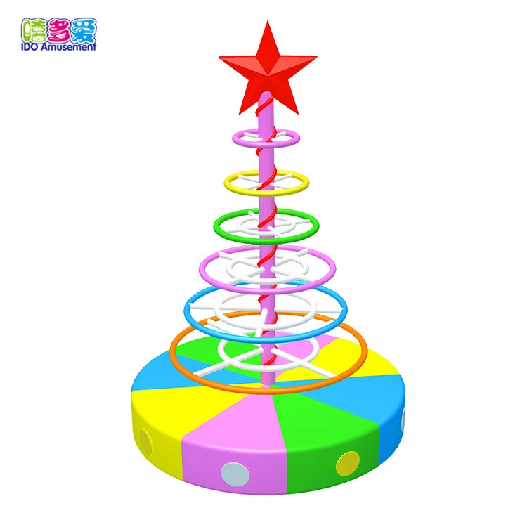 Kids Hottest Indoor Playground Electric Equipment Sweet Candy Tree Soft Play Turntable for Children