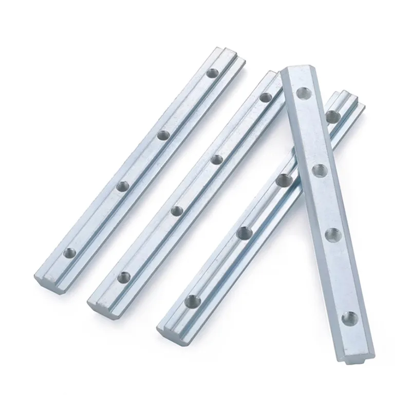 Aluminum Profile Interior Connector Long Strip Hammer T Slot Bar Straight Joint Fastener Steel Lengthened Groove Bar
