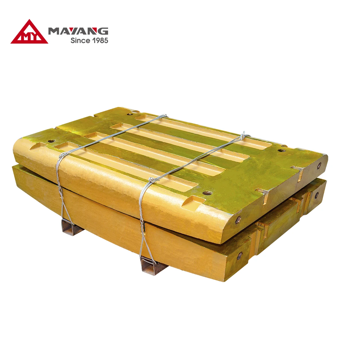 high manganese steel jaw plate mining jaw crusher wear parts
