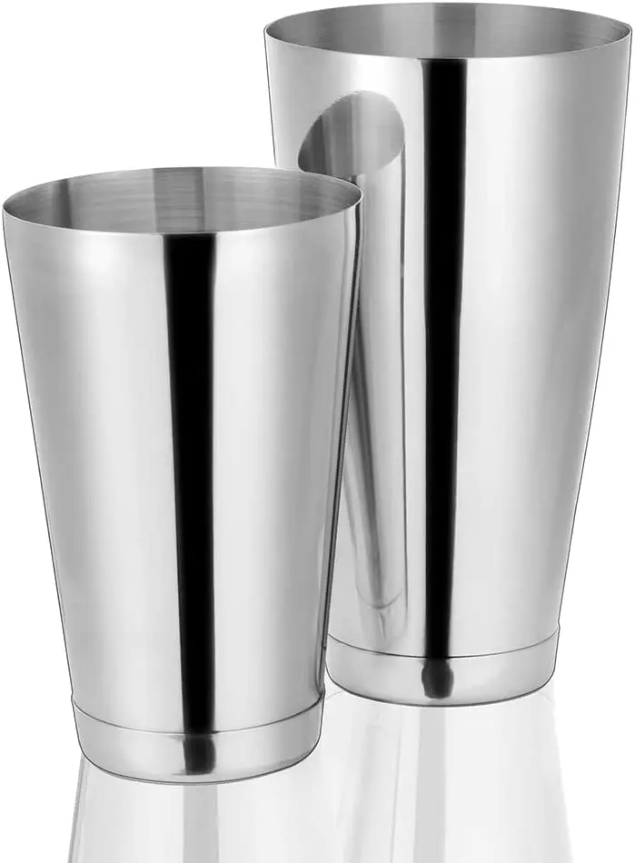 750/600ml Full Cocktail/Bar/Boston Shaker two Pieces Bar Serving Set Mixing Shaker Professional Bartender 2 in 1